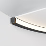 Радиусный профиль MAYTONI ALM-3535R-B-IN-90°-1,5M 35x35 Ø1500мм внутренний 1/4 круга черный ALM-3535R-B-IN-90-1,5M